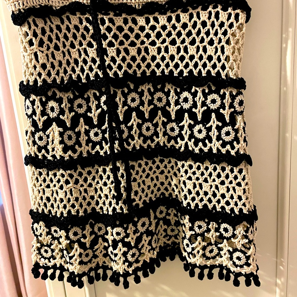 Nannette Lepore crocheted skirt